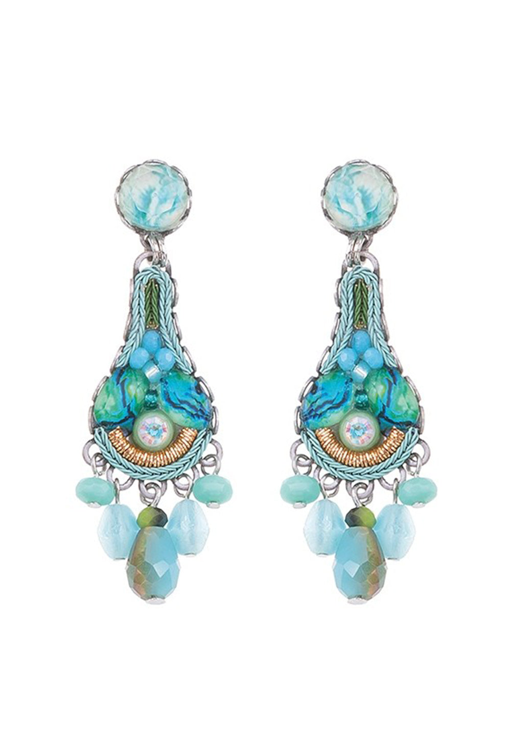 Ayala Bar-Clear water haze earrings
