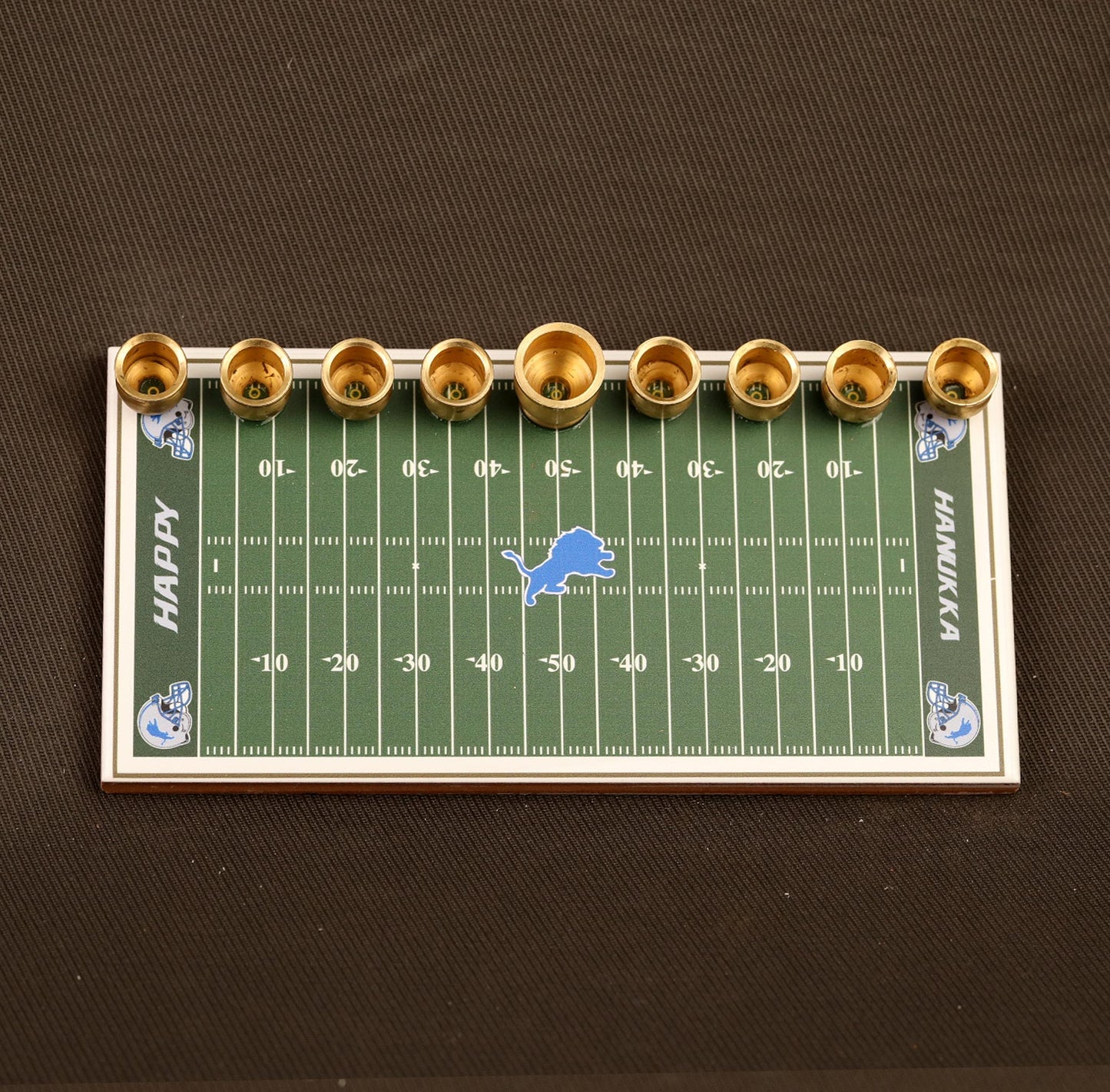 Detroit Lions Football Menorah