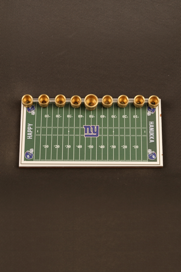 New York Giants Football menorah