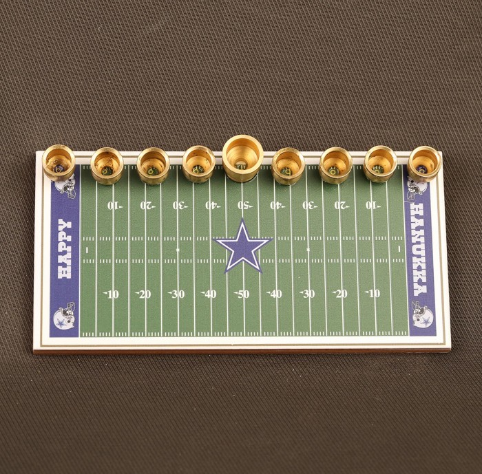 Dallas Cowboys Football Menorah