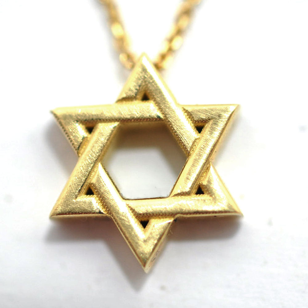 Star of David necklace 14 K