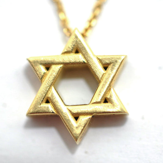 Star of David necklace 14 K