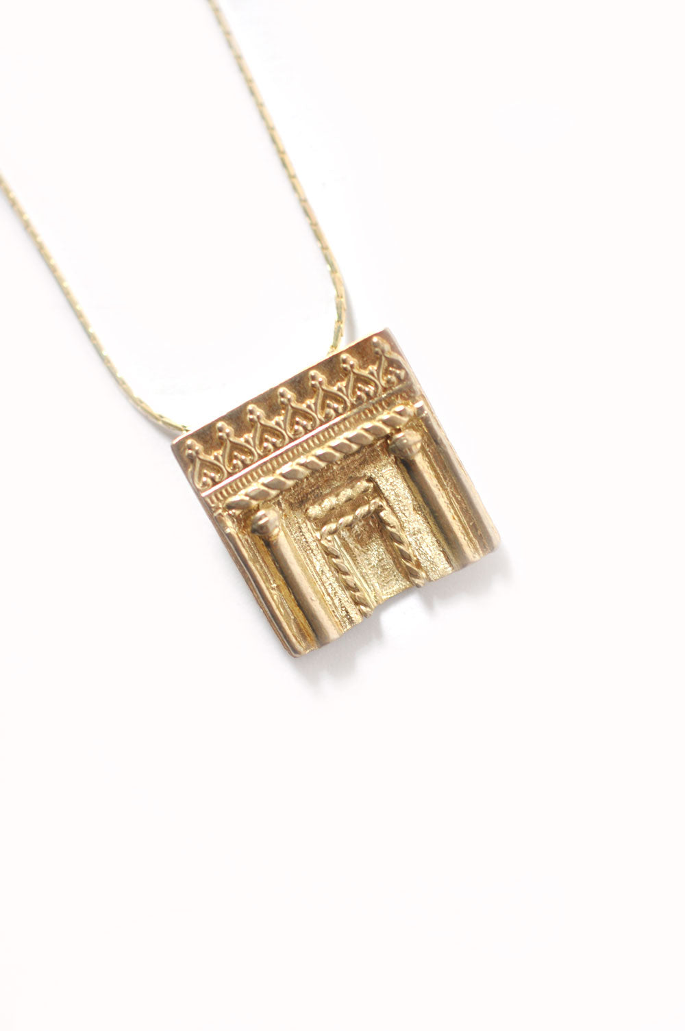 Silver Temple Necklace