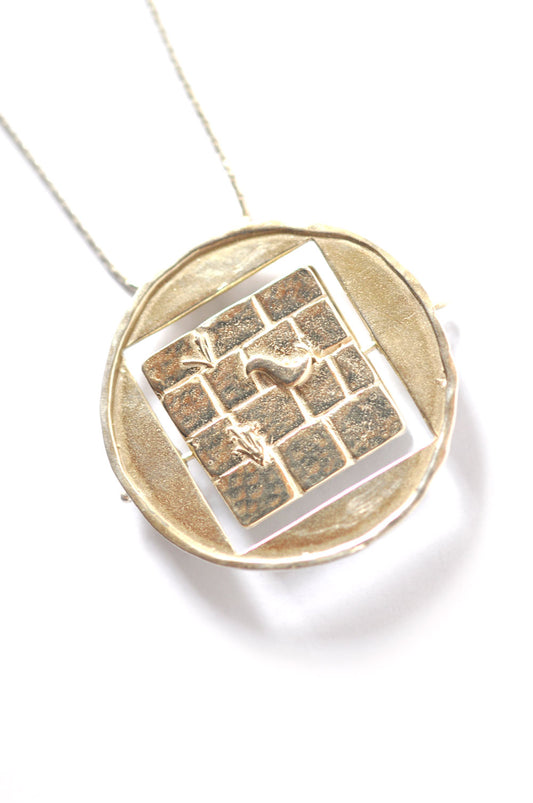 Silver Western Wall Necklace