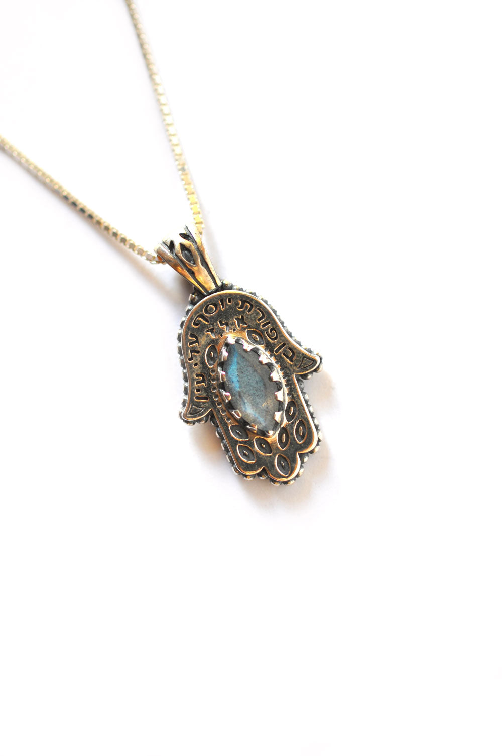 Silver Hamsa Necklace
