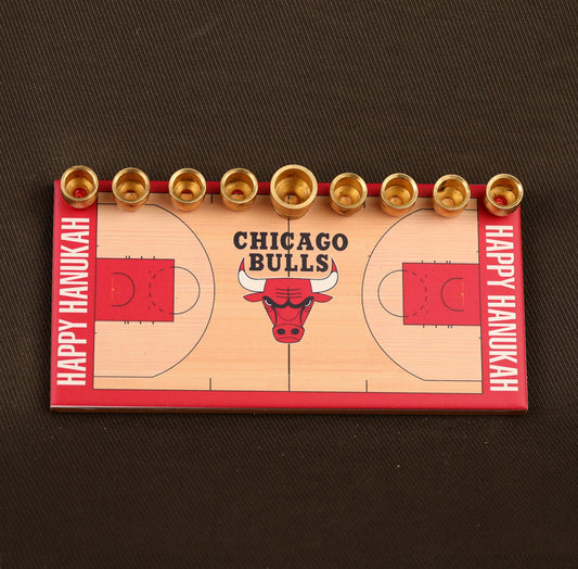 Chicago Bulls Basketball Menorah