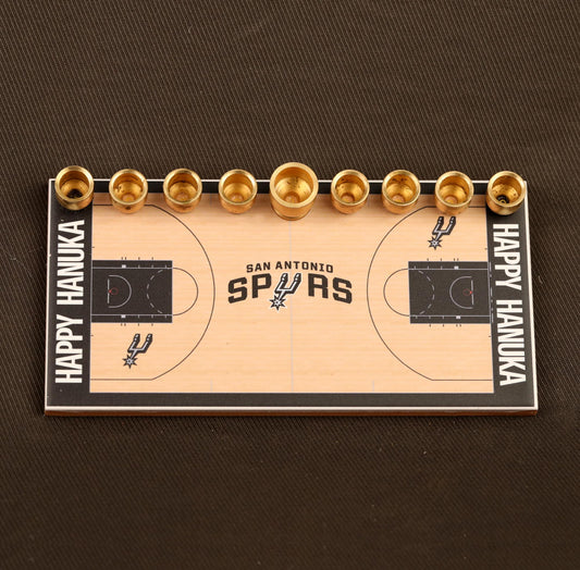 San Antonio Spurs Basketball Menorah