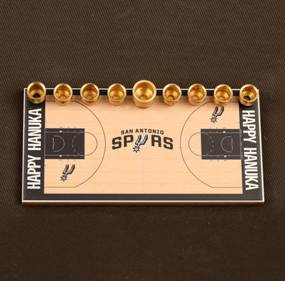 NBA Basketball menorah