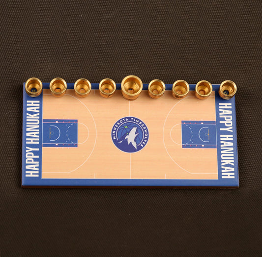 Minnesota Timberwolves Basketball Menorah