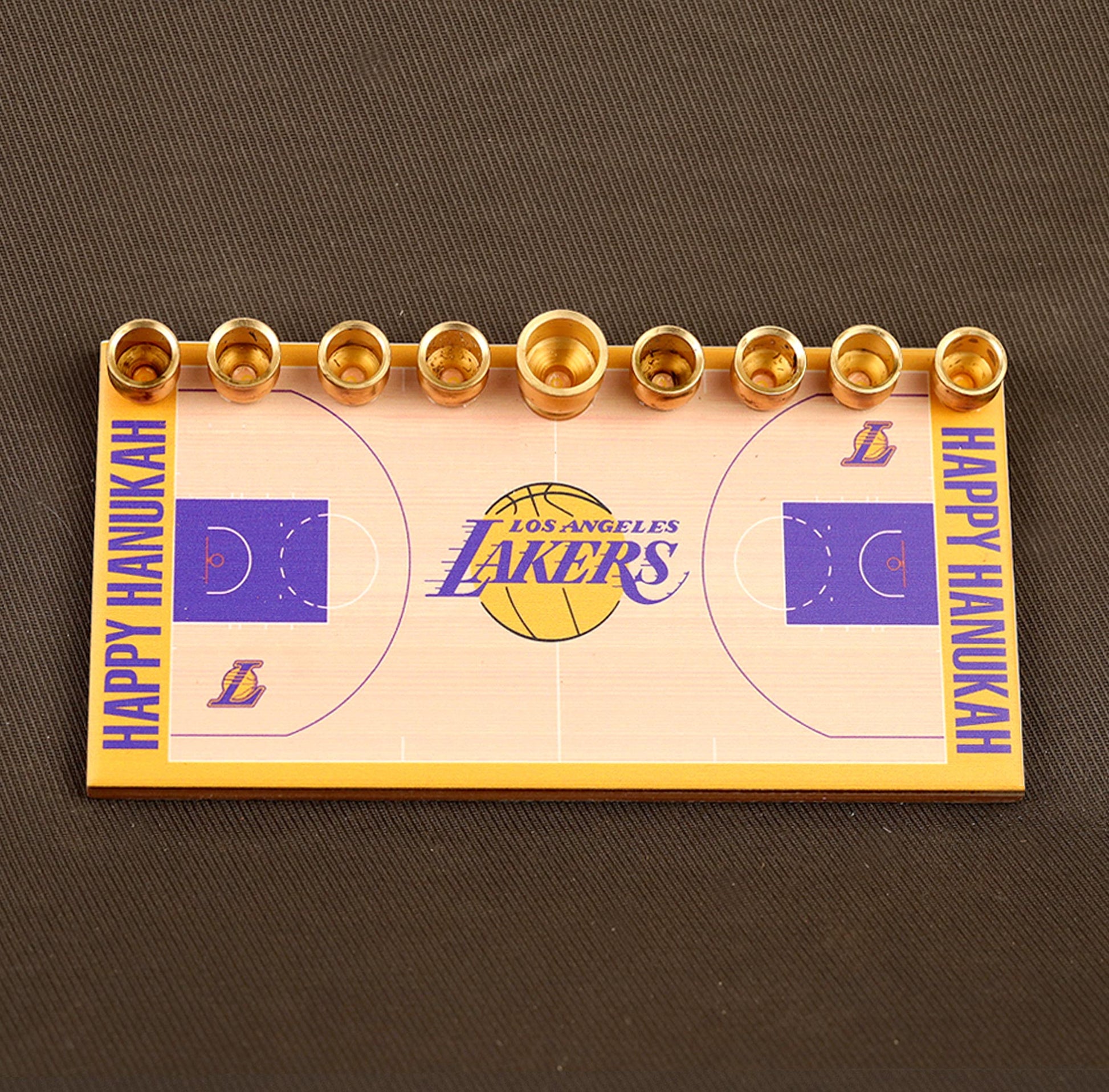 LA Lakers Basketball Menorah