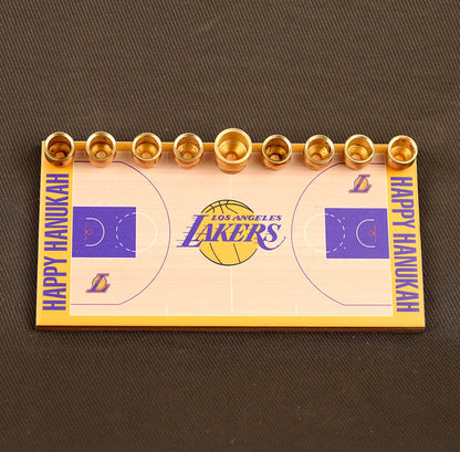 LA Lakers Basketball Menorah
