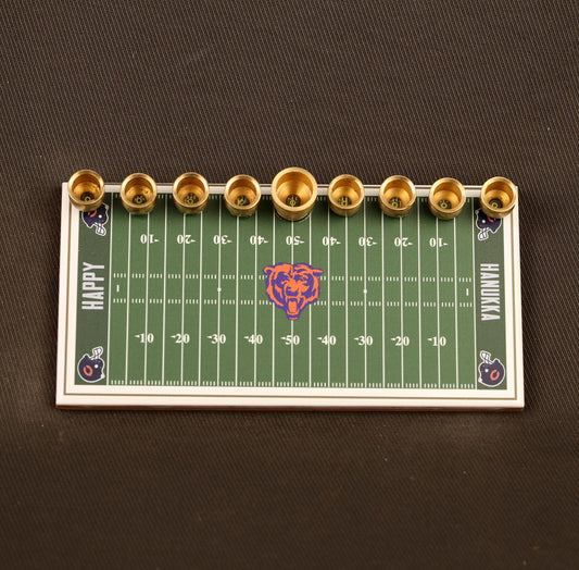 Chicago Bears Football Menorah