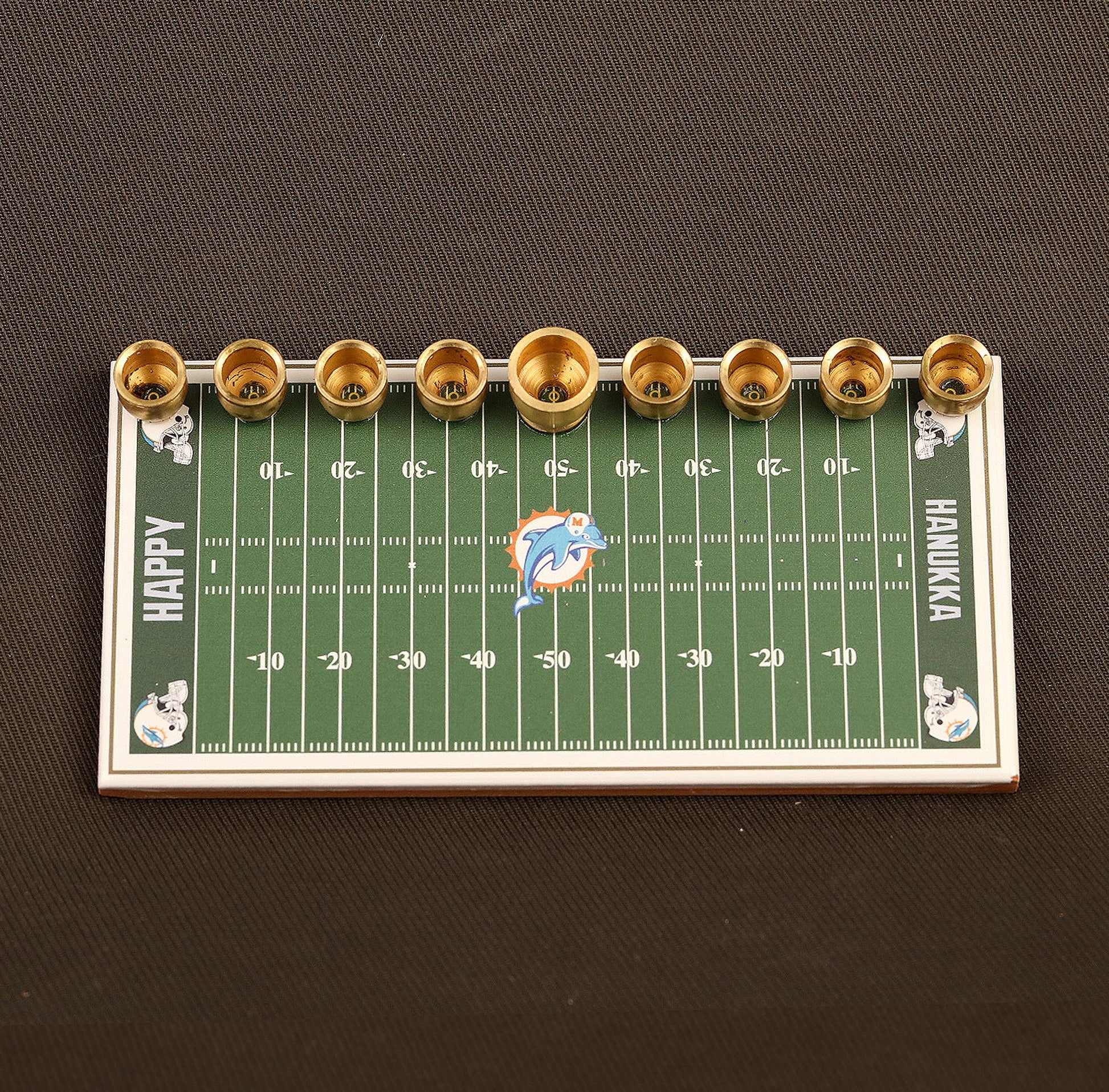 Miami Dolphins Football Menorah