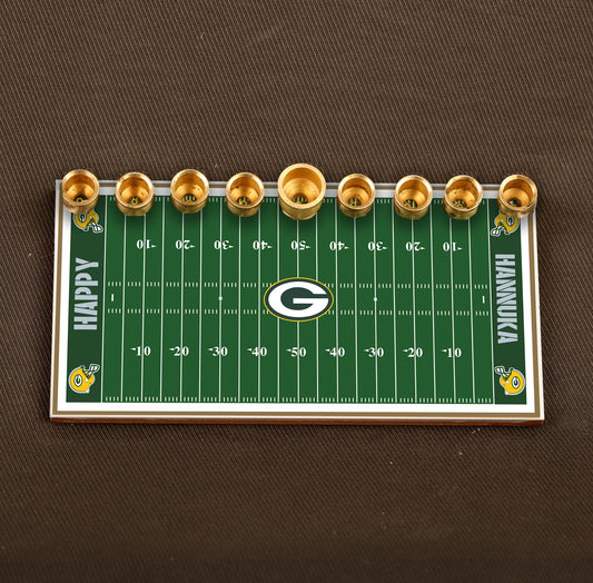 Green Bay Packers Football Menorah