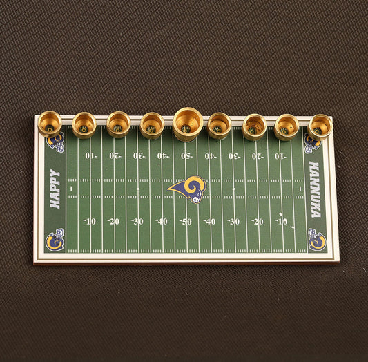 Los Angeles Rams Football Menorah