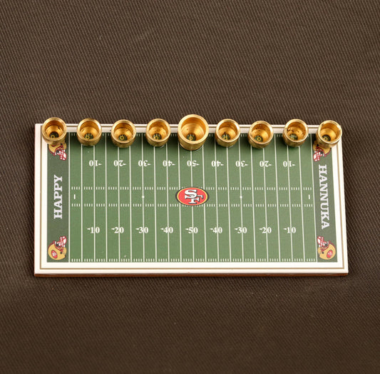 San Francisco 49ers Football Menorah