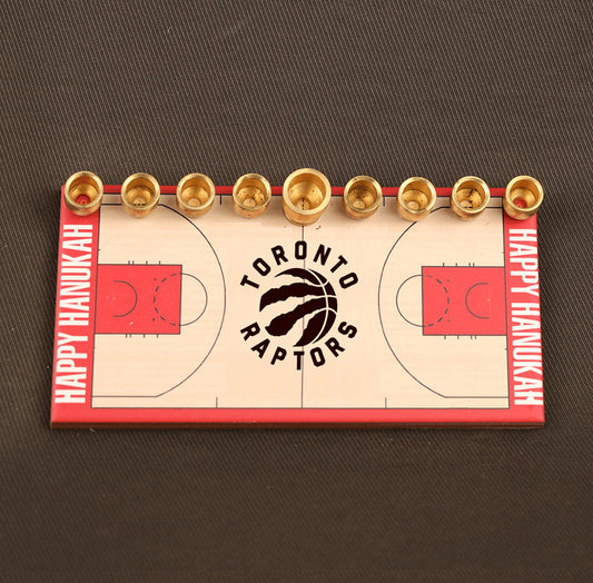 Toronto Raptors Basketball Menorah