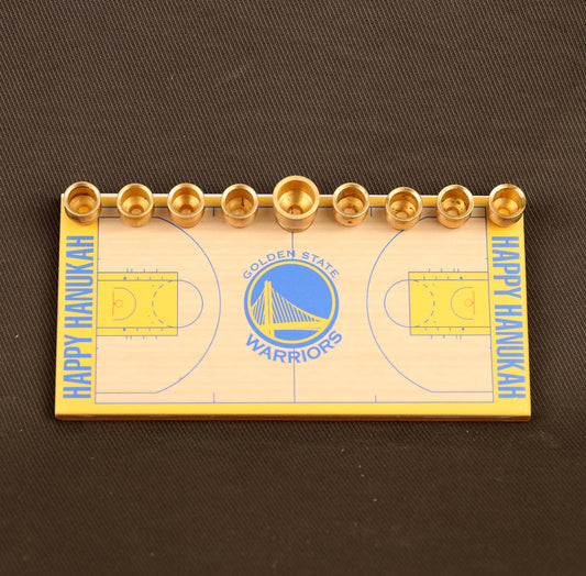 Golden State Warriors Basketball Menorah